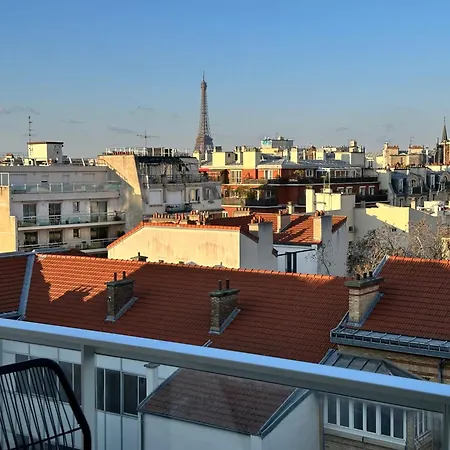 Vue Remarquable Sur La Tour Eiffel Apartman Párizs