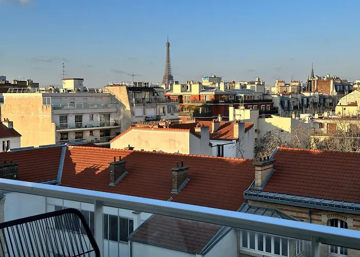 Vue Remarquable Sur La Tour Eiffel Daire Paris